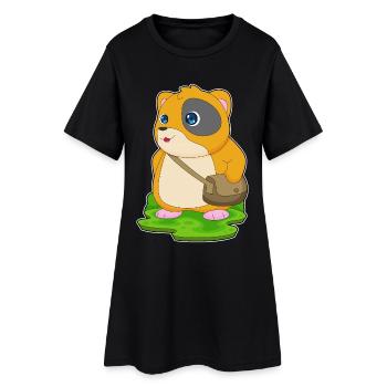 Sac à main Hamster - Robe T-shirt Femme - noir - Devant