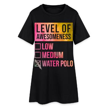 Water-polo Water-Polo Water-Polo - Robe T-shirt Femme - noir - Devant