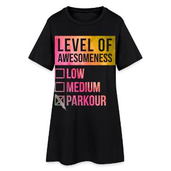 Parkour - Robe T-shirt Femme - noir - Devant