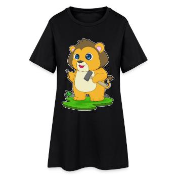 Lion Craftsman Hammer Craft - Robe T-shirt Femme - noir - Devant