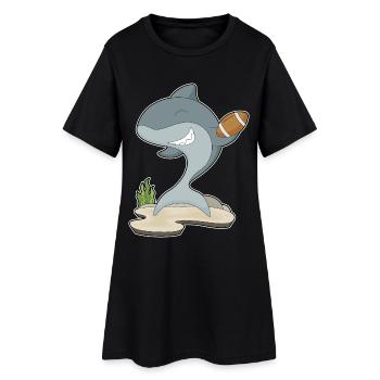Sports de football américain de Hai - Robe T-shirt Femme - noir - Devant