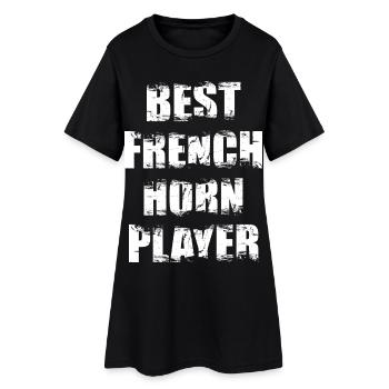 Best French Horn Player - Women’s T-Shirt Dress - black - Front