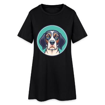 Burgos pointeur chien race dessin animé Kawaii Clipart - Robe T-shirt Femme - noir - Devant