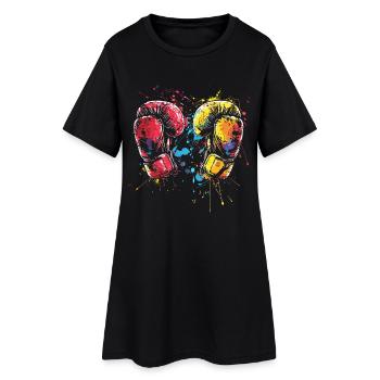 Gants de kickboxing - Robe T-shirt Femme - noir - Devant