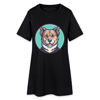 Florida Brown Dog Breed Cartoon Kawaii Clipart Animal de compagnie - Robe T-shirt Femme - noir - Devant