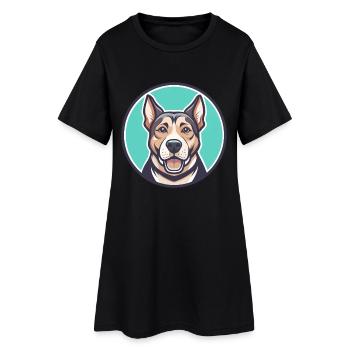 Segugio Italiano Race Chien Dessin animé Kawaii Clipart - Robe T-shirt Femme - noir - Devant