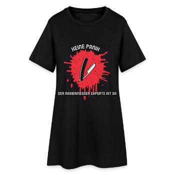 Ultimatives Pflegetool für Profis - Frauen T-Shirt-Kleid - Schwarz - Vorne