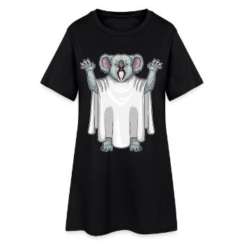 Koala Halloween fantôme - Robe T-shirt Femme - noir - Devant