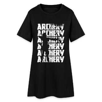 Archerie - Robe T-shirt Femme - noir - Devant