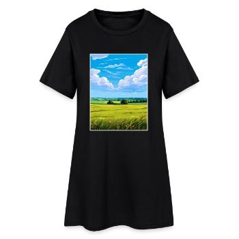 Howardian Hills Aonb Affiche de voyage Souvenir WPA - Robe T-shirt Femme - noir - Devant