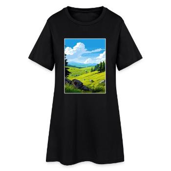 Forêt de Bowland Aonb Voyage Poster Souvenir WPA - Robe T-shirt Femme - noir - Devant