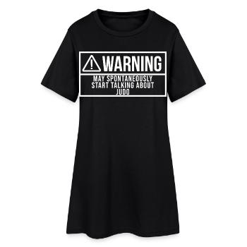 Judo Judo - Robe T-shirt Femme - noir - Devant