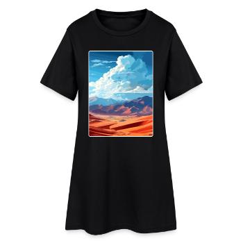 Great Sand Dunes Nationalpark Colorado Reisen WPA - Frauen T-Shirt-Kleid - Schwarz - Vorne