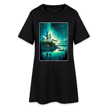 Parc national des Voyageurs Affiche de voyage Souvenir WPA - Robe T-shirt Femme - noir - Devant