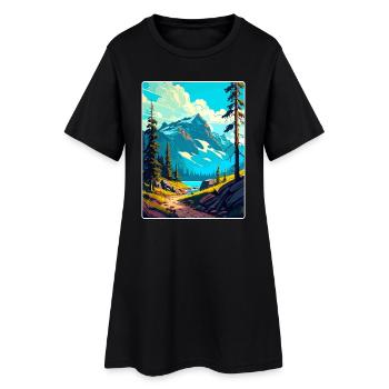 Affiche de voyage du parc national Souvenir WPA - Robe T-shirt Femme - noir - Devant