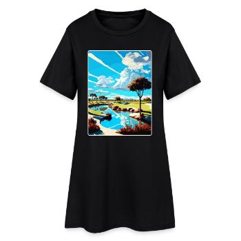Tpc Scottsdale Golf Arizona Reiseposter Souvenir - Frauen T-Shirt-Kleid - Schwarz - Vorne