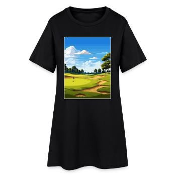 Olympi Fields Golf Club Reiseposter Souvenir - Frauen T-Shirt-Kleid - Schwarz - Vorne