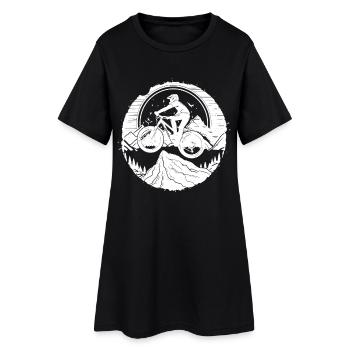 Vtt - Robe T-shirt Femme - noir - Devant