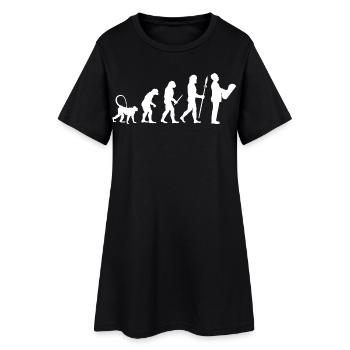 The development of an architect - Women’s T-Shirt Dress - black - Front