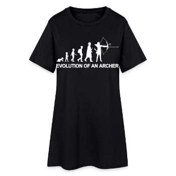 Kind zum Bogenschützen - Frauen T-Shirt-Kleid - Schwarz - Vorne