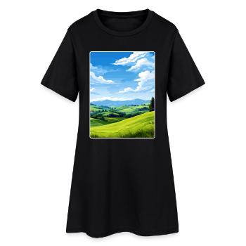 Sauerland Deutschland Reiseposter Souvenir Farbe WPA - Frauen T-Shirt-Kleid - Schwarz - Vorne