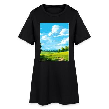 Altmühlsee Allemagne Affiche de voyage Peinture souvenir WP - Robe T-shirt Femme - noir - Devant