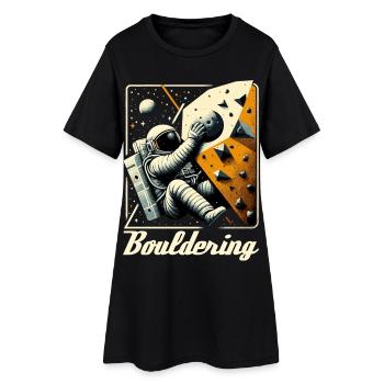Astronaute de bloc Astronaute Astronaute Cadeau - Robe T-shirt Femme - noir - Devant
