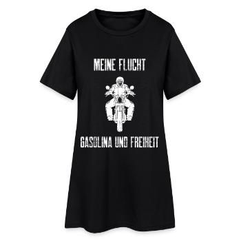 Mon évasion : Gasolina et la liberté - Robe T-shirt Femme - noir - Devant
