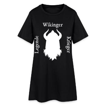 guerrier viking - Robe T-shirt Femme - noir - Devant