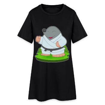 Karaté Mole Arts martiaux - Robe T-shirt Femme - noir - Devant