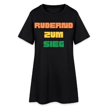 Ramer vers la victoire - Robe T-shirt Femme - noir - Devant