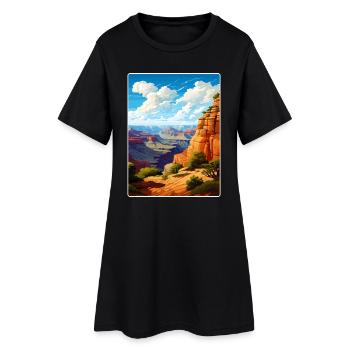 Parc national du Grand Canyon, Arizona, Affiche de voyage - Robe T-shirt Femme - noir - Devant