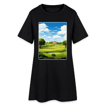 Oak Hills Golf Club Vintage Reise Poster Souvenir - Frauen T-Shirt-Kleid - Schwarz - Vorne