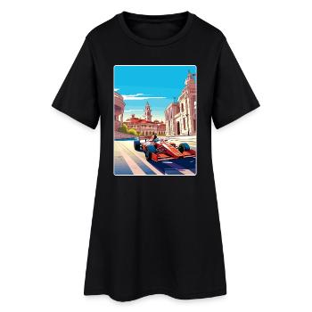 Circuit de Barcelone Motorsport Race Espagne Voyage WPA - Robe T-shirt Femme - noir - Devant