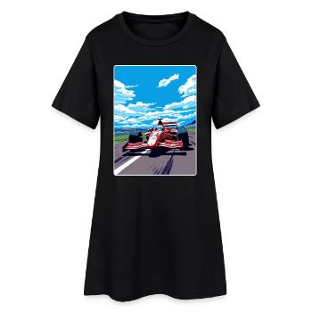 Circuit de Suzuka Motorsport Race Japon Peinture WPA - Robe T-shirt Femme - noir - Devant