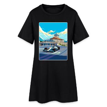 Circuit de Sotchi Motorsport Race Russian Travel Card - Robe T-shirt Femme - noir - Devant