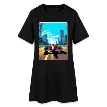 Circuit de Sao Paulo Motorsport Race Brésil Voyage - Robe T-shirt Femme - noir - Devant