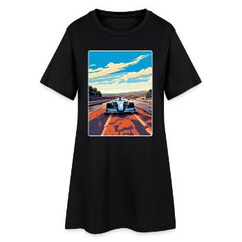 Nürburg Circuit Motorsport Race Allemagne - Robe T-shirt Femme - noir - Devant