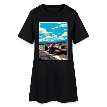 Suzuka Circuit Motorsport Rennen Japan Reiseposter - Frauen T-Shirt-Kleid - Schwarz - Vorne