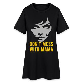 Conception audacieuse de déclaration de maternité - Robe T-shirt Femme - noir - Devant