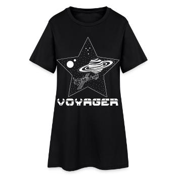 Galactic Journey - Women’s T-Shirt Dress - black - Front