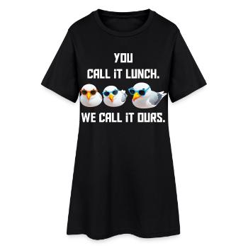 Vous l’appelez un repas - Nous l’appelons le nôtre - Robe T-shirt Femme - noir - Devant