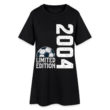 20e Anniversaire 2004 Édition Limitée Football - Robe T-shirt Femme - noir - Devant