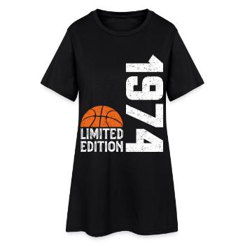 50e Anniversaire 1974 Édition Limitée Basketball - Robe T-shirt Femme - noir - Devant