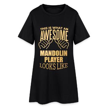 Mandolin - Women’s T-Shirt Dress - black - Front