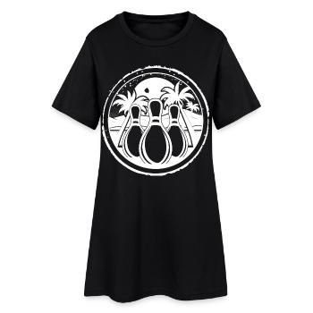 Bowling Logo - Robe T-shirt Femme - noir - Devant