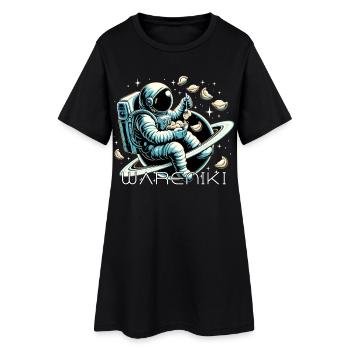 Astronaute Vareniki Cadeau Yummy - Robe T-shirt Femme - noir - Devant