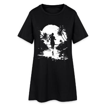 Run - Women’s T-Shirt Dress - black - Front