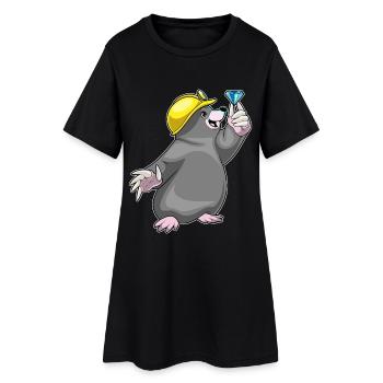 Mole Miner Jewel Mining - Women’s T-Shirt Dress - black - Front