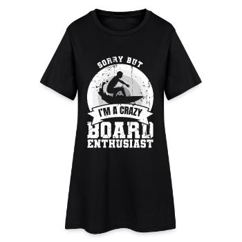 Wave Rider Joke - Women’s T-Shirt Dress - black - Front